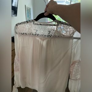 Rebecca Taylor blouse soft pink